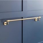 brass towel rail large