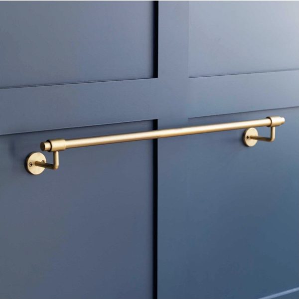 brass towel rail large