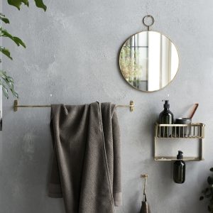 brass bathroom towel rail