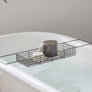 iron bath tray