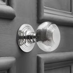 beehive centre door pull polished nickel