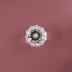 glass flower cabinet knob