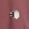 hexagonal cabinet knob satin nickel