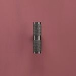 knurled t bar cupboard pull gunmetal grey