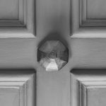 octagonal door pull external beeswax