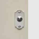 arched bell push polished nickel