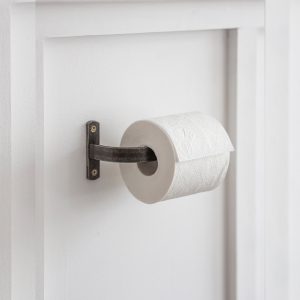 steel toilet roll holder