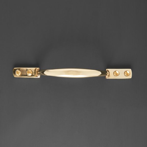 4 hole sash handle polished brass