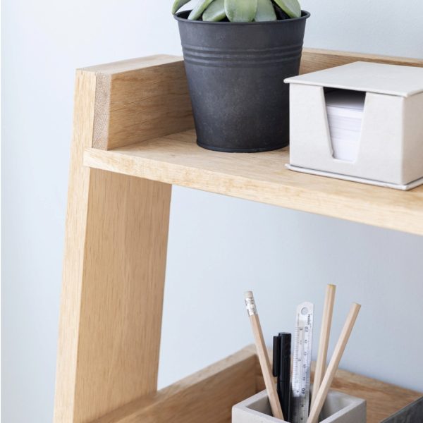 oak ladder shelf (short)