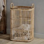 rattan laundry basket