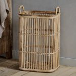 rattan laundry basket