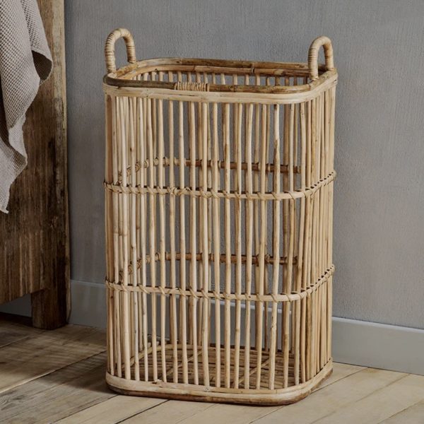 rattan laundry basket