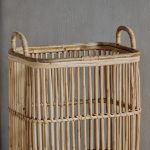 rattan laundry basket