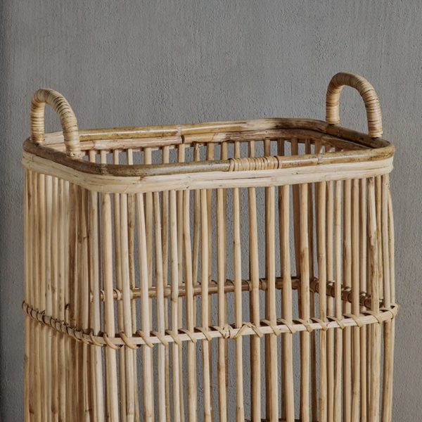 rattan laundry basket