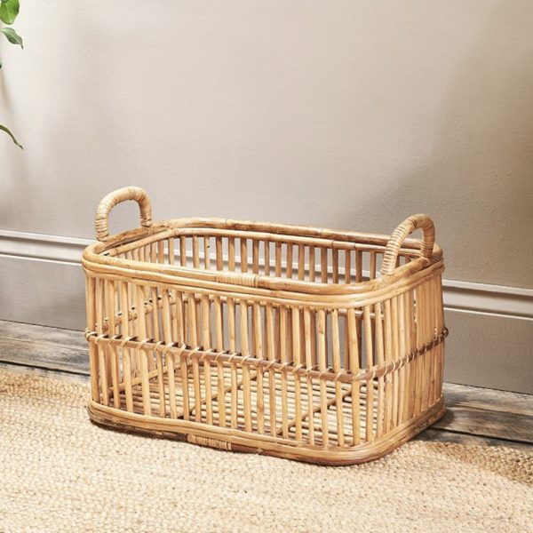 rattan utility basket