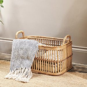 rattan utility basket