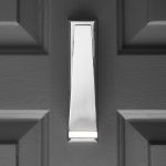 the slim door knocker polished nickel