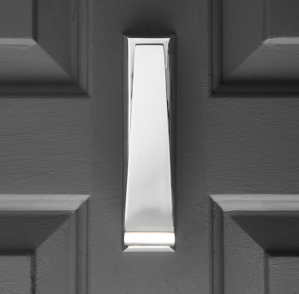 the slim door knocker polished nickel