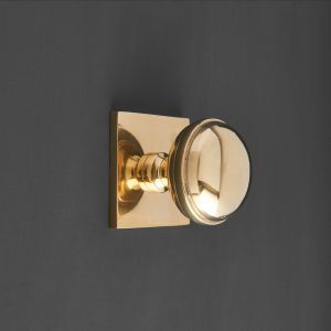 bramley cupboard knob polished brass