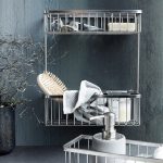 silver double basket