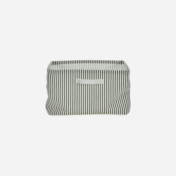 laundry bakset green stripe (small)