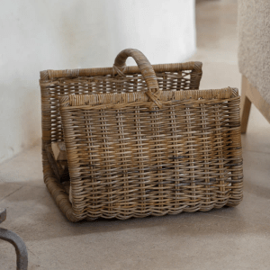 Natural Rattan Log Basket - save 20%