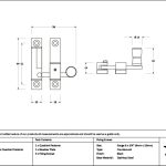 black mushroom quadrant fastener narrow