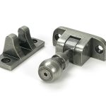 pewter mushroom brighton fastener (radiused)