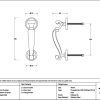 polished marine ss (316) doctor's door knocker