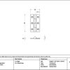 burnished brass 2" butt hinge (pair)