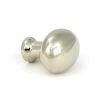 polished nickel moore cabinet knob 38mm