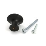 aged bronze hammered cabinet knob medium