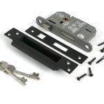 aged bronze 2½" 5 lever bs sash lock ka