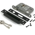 aged bronze 3" 5 lever bs sash lock ka