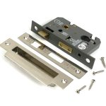 polished nickel 2½" euro profile sash lock
