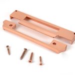 polished bronze ½" rebate kit for euro sash lock