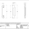 polished bronze ½" rebate kit for euro sash lock