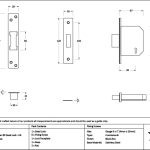 aged bronze 2½" 5 lever bs dead lock ka