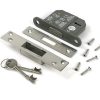 polished ss 2½" 5 lever bs dead lock ka