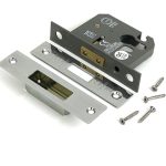 polished ss 2½" euro profile dead lock