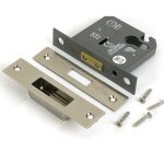 polished nickel 3" euro profile dead lock