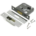 polished ss 3" euro profile dead lock