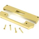 polished brass ½" rebate kit for euro dead lock