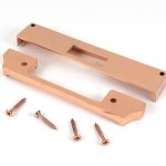 polished bronze ½" rebate kit for euro dead lock