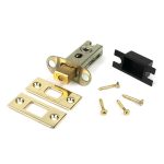 polished brass 2½" heavy duty tubular deadbolt