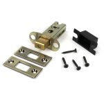 aged brass 2½" heavy duty tubular deadbolt