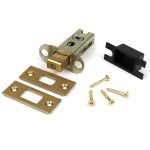 satin brass 2½" heavy duty tubular deadbolt