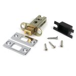 polished chrome 2½" heavy duty tubular deadbolt