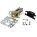 satin chrome 2½" heavy duty tubular deadbolt