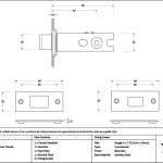 pewter 3" heavy duty tubular deadbolt